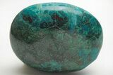 Polished Chrysocolla and Malachite Stone - Peru #210967-1